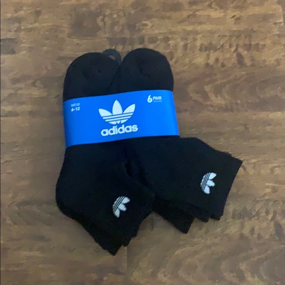 adidas Underwear & Socks Adidas Mens Socks 6 Pack Shoe Size 62